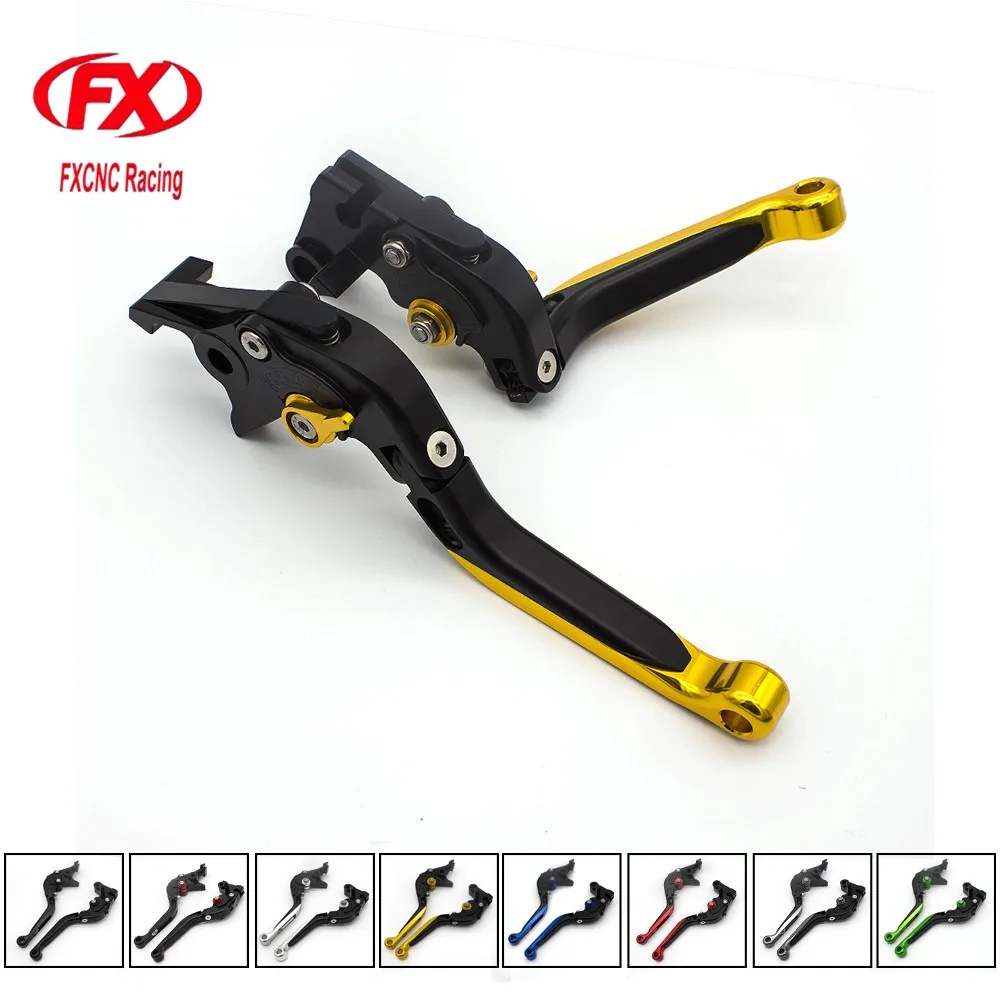 FX Motorcycle Frosted Brake Clutch Lever Folding Extending Levers For