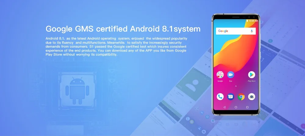 AllCall S1 5," 18:9 5000 мАч аккумулятор Android 8,1 MTK6580A четырехъядерный 2 Гб 16 Гб 8MP+ 2MP камеры Две sim-карты смартфон