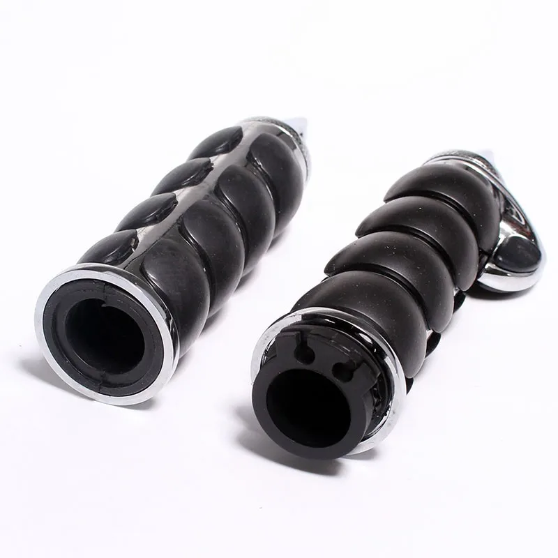 1-paar-1-25mm-Griff-Motorrad-Custom-Chrome-Aluminium-Hand-Griffe-f-r-Chopper-Cruiser-Lenker (3)