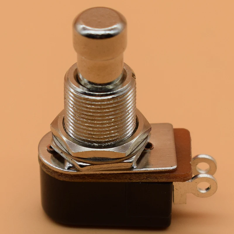 Кнопка SPST Мгновенный Soft Touch Stomp педаль Электрическая Гитара Переключатель Off