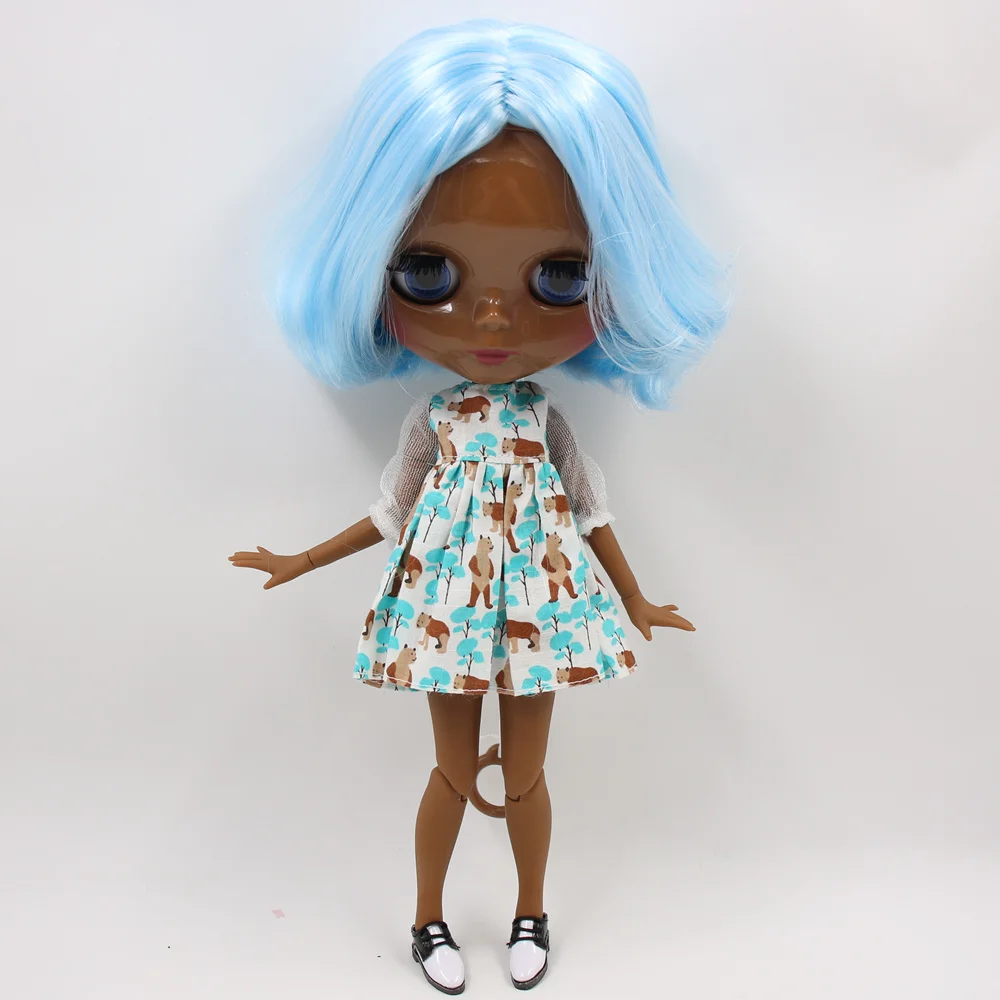 ICY Nude Blyth Кукла № BL6023/136 голубые волосы сустава тела 1/6 bjd, pullip, licca, jerryberry