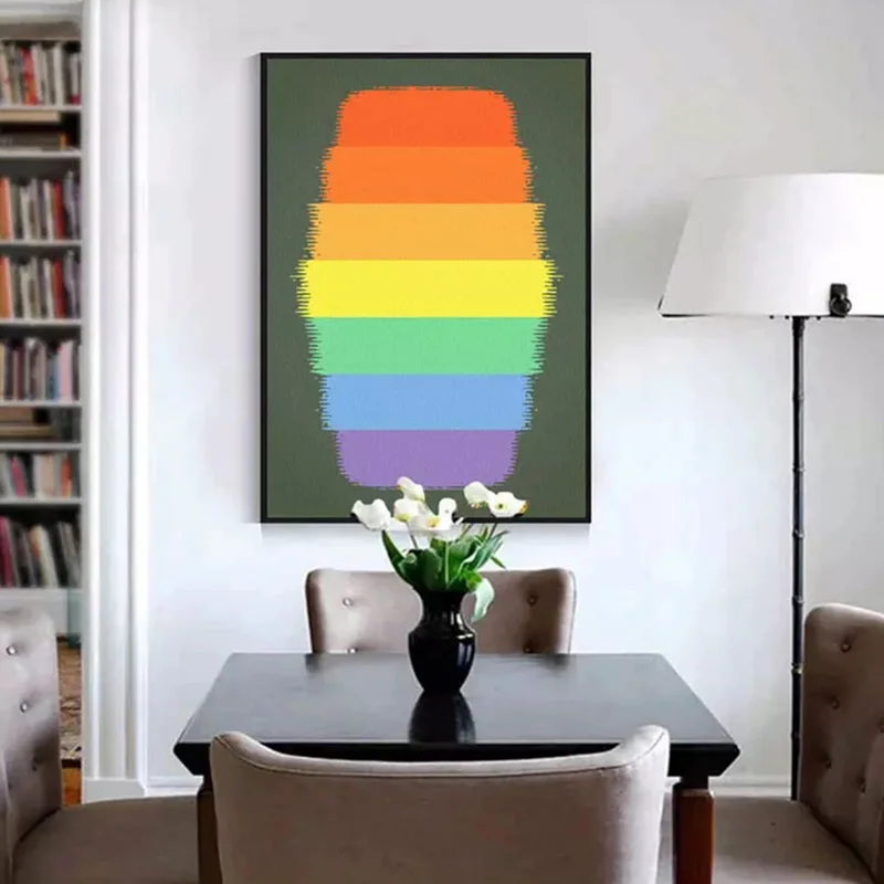 GOODECOR холст печать живопись абстрактная стена искусство картина плакат на холсте для гостиной красочная настенная живопись Домашний декор