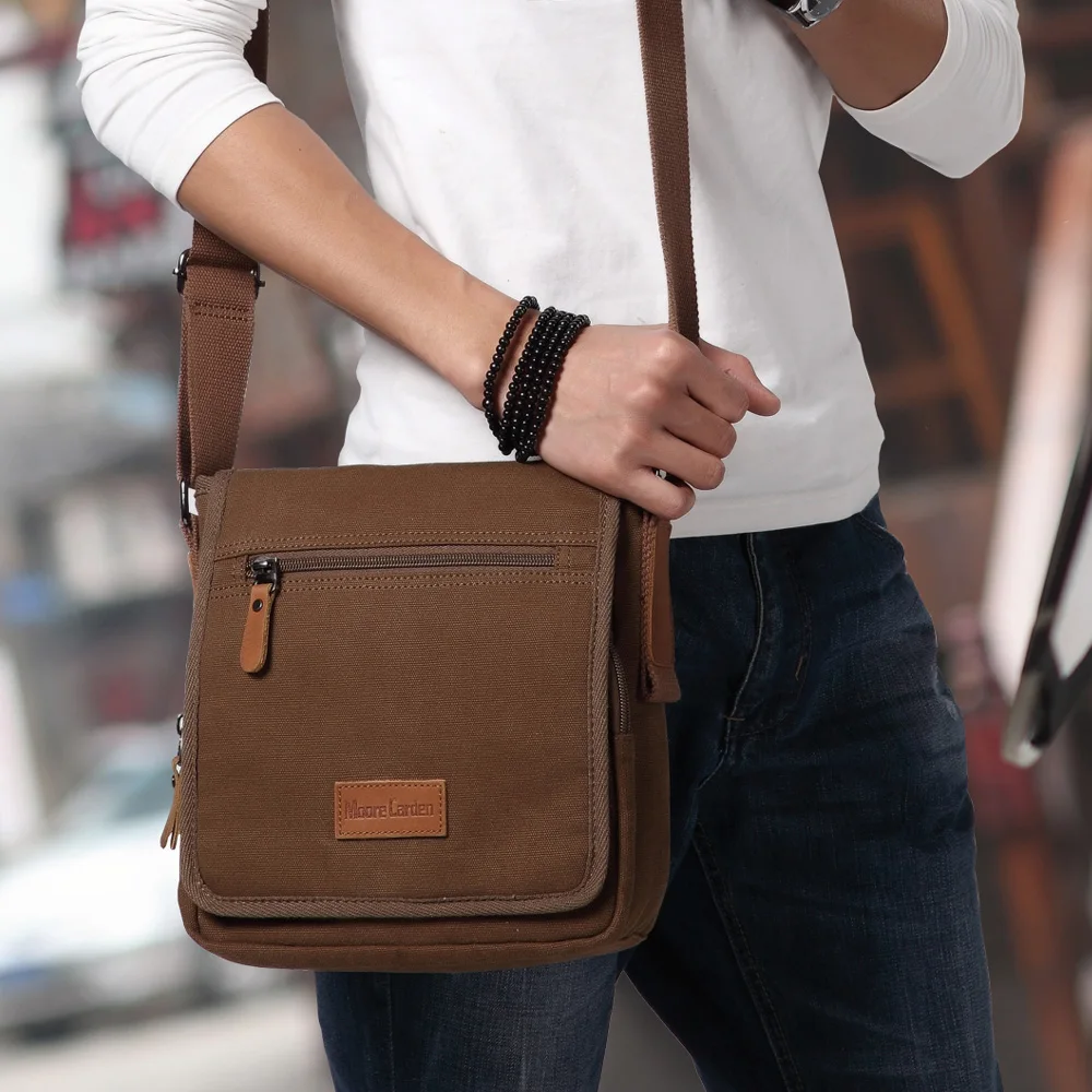 2016 men's travel bags cool Canvas bag fashion men messenger bags high