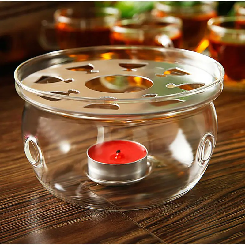 Heat-Resisting Glass Shape Teapot Coffee Water Tea Pot Warmer Base Teapots Glass Round circular base Glass Teapot Warmer Heat-Resisting Glass Shape Teapot Coffee Water Tea Pot Warmer Base Teapots Glass Round circular base Glass Teapot Warmer