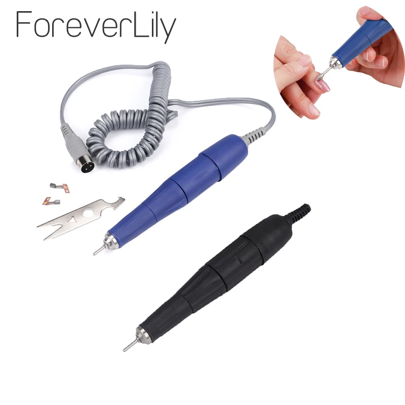 

Professional Electric Nail Art Drill Pen Pedicure Manicure File Polish Nail Art Tool Stainless Steel Nail Drill Handle Accessory