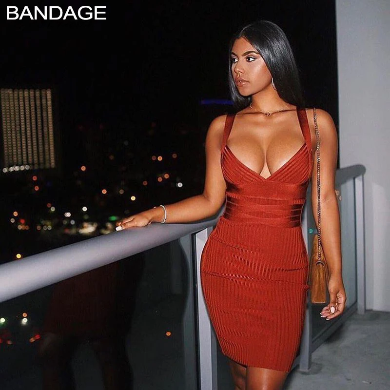 2019 Cheap Summer Fashion Nova Strappy V Neck Sexy Bandage 2019 Cheap Summer Fashion Nova Strappy V Neck Sexy Bandage
