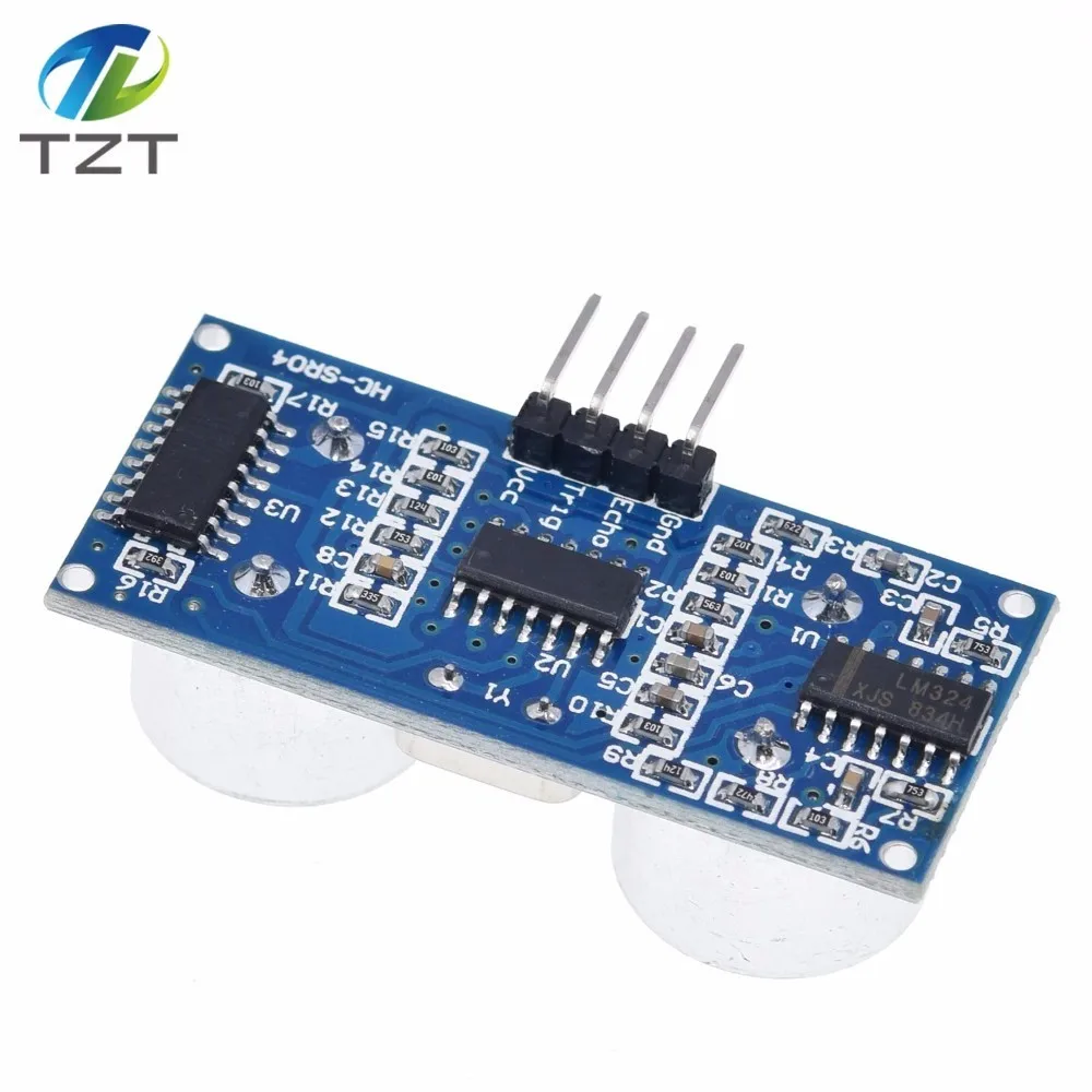 TZT HC SR04 HCSR04 в мир ультразвуковой детектор волн дальномер модуль датчик расстояния