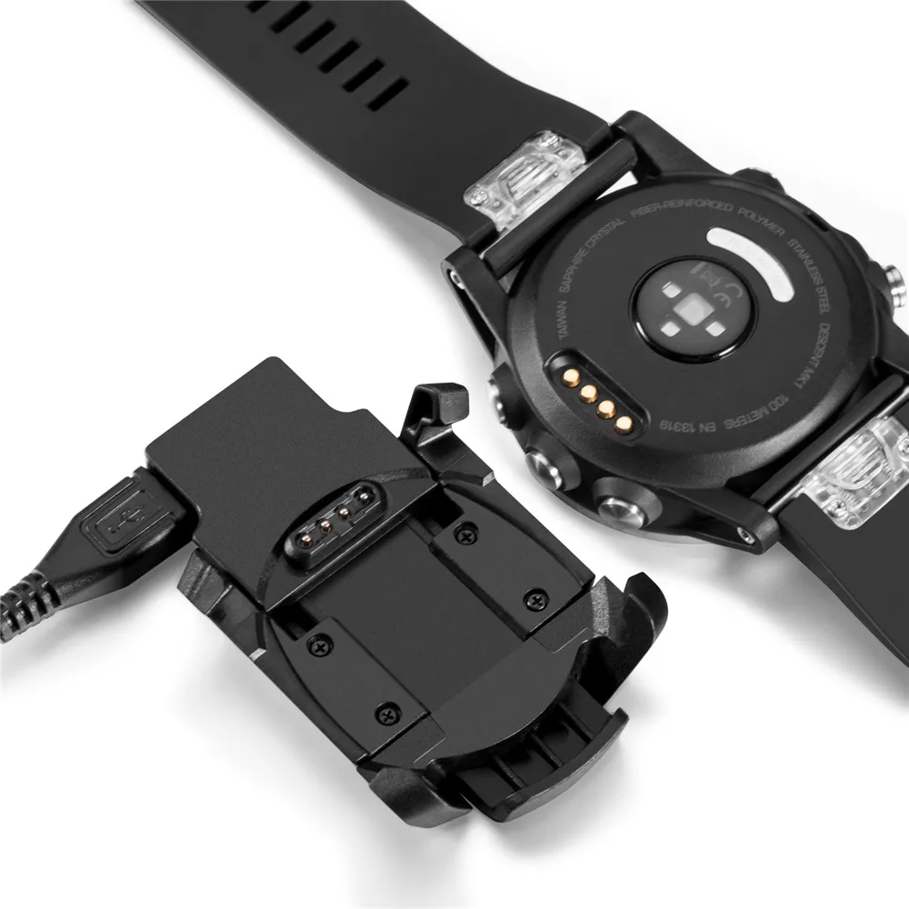 

Charging Cable Cradle Dock for Garmin Descent MK1 GPS Dive Watch 1m USB Clip Charger Cradle Replace Charging USB Data Cable