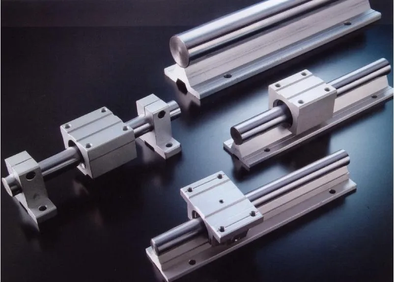 Axis precision linear guide rod bearings hard chrome soft slide the