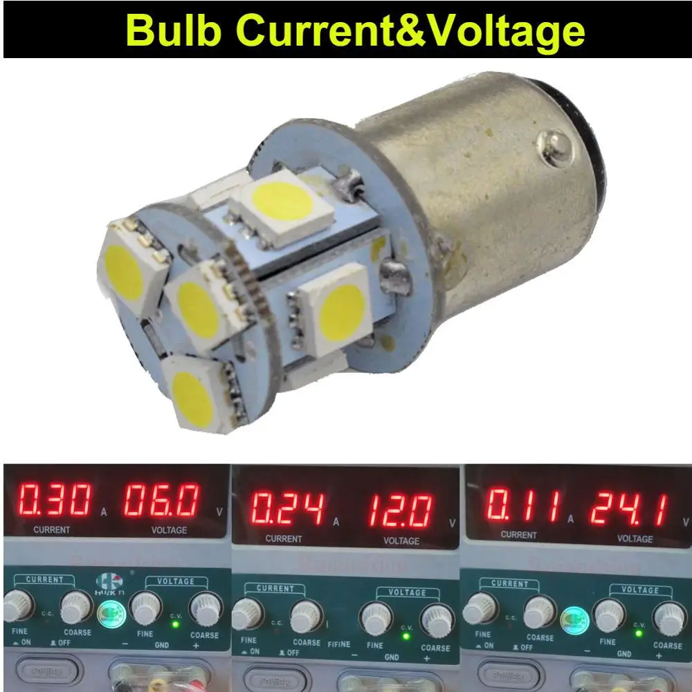 2 шт AC/DC 6V Белый 5050 8SMD светодиодные лампы 1156 BA15S автомобиль внедорожник резервный Стоп задний светильник сигнал поворота, стоп-сигналы индикатор W/Y/R/4300 K