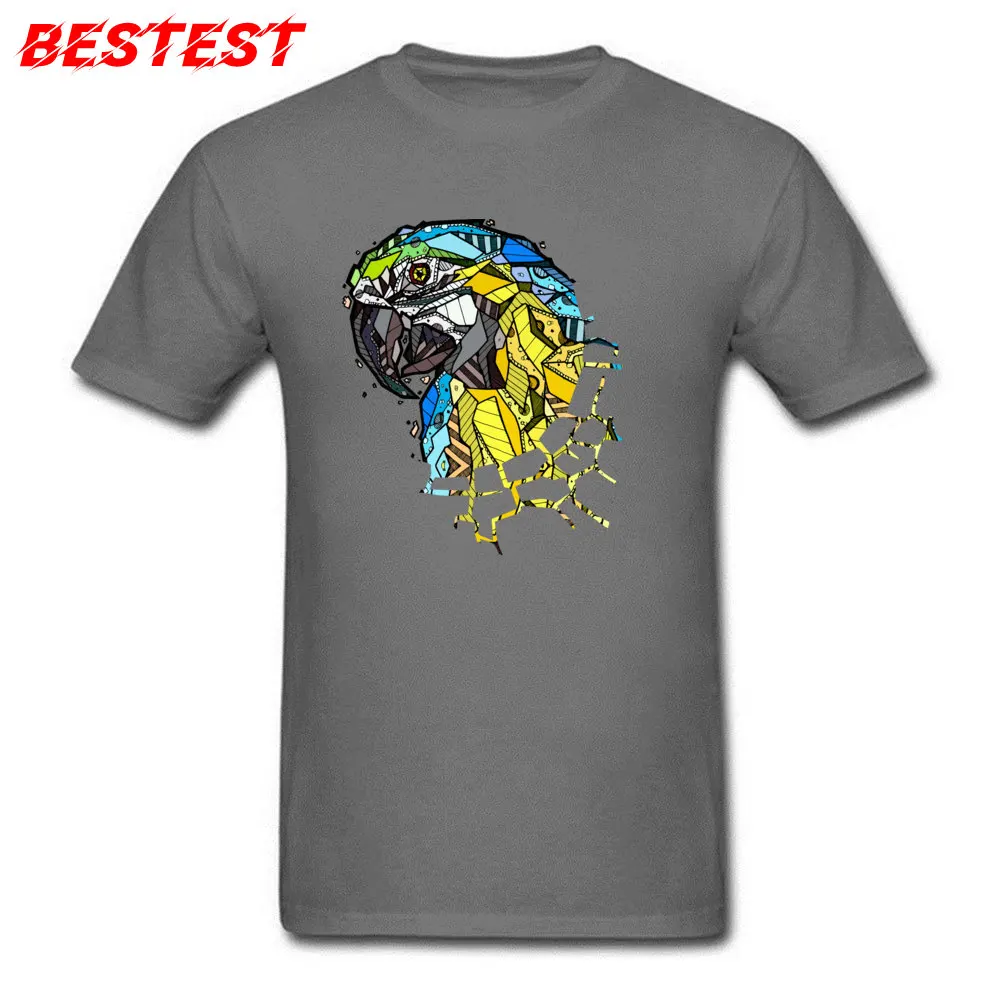 Casual Tops Tees New Arrival Short Sleeve Mens T Shirts TpicOriginaltitle Casual Summer Fall Tees Round Neck Drop Shipping ABSTRACT PARROT carbon