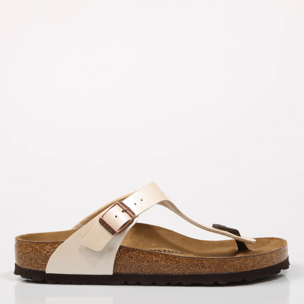 birkenstock gizeh pearl white