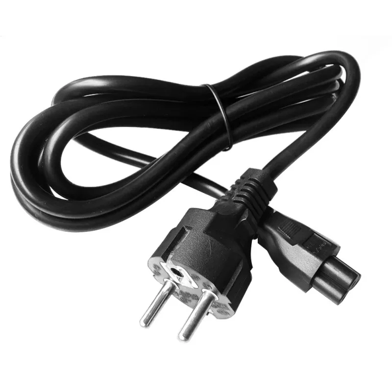 

1.5M/3.3FT EU Standard 3 Prong 2 Pin AC Notebook Laptop Power Cord Adapter Cable Power Cord Connectors High Quality