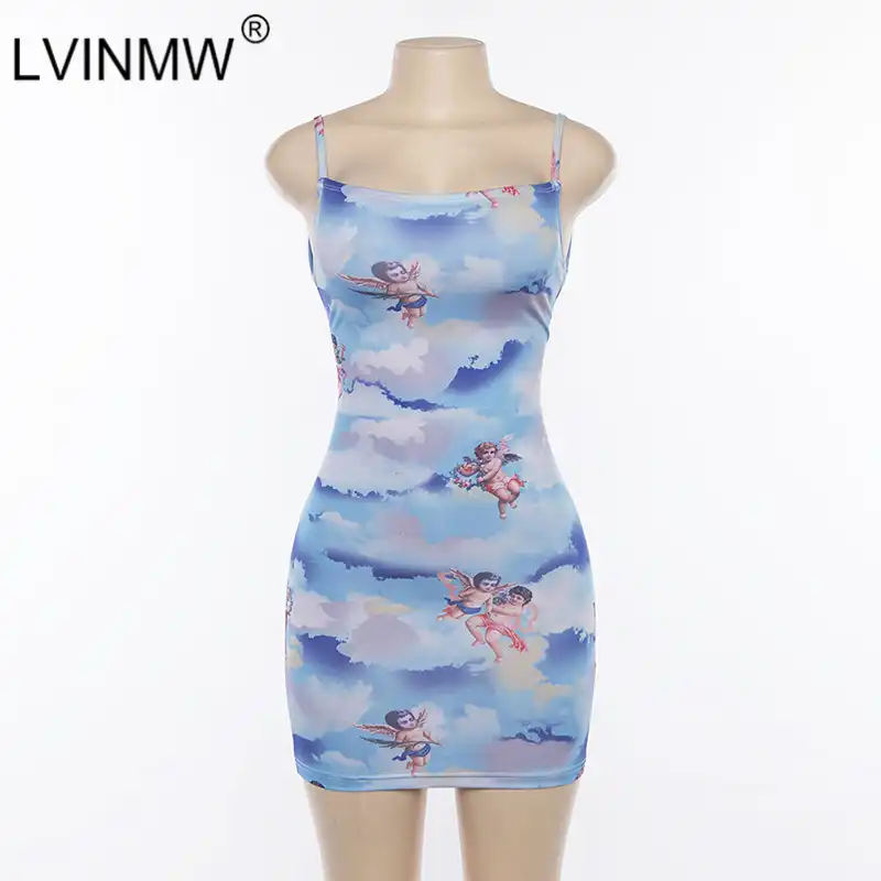 angel bodycon dress