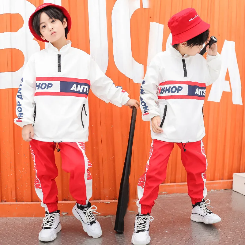 Foreign Trade Hip Hop Children's Clothing Sport Set 2018 New Spring Boys Street Dance Clothes Kid Snake Pattern Loose Suit (3)