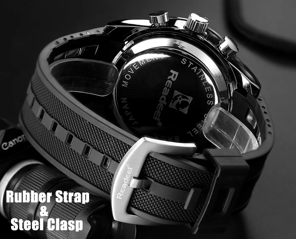 Брендовые новые мужские спортивные часы водонепроницаемые мужские военные цифровые кварцевые часы Будильник Секундомер с двумя часовыми поясами relogio masculino