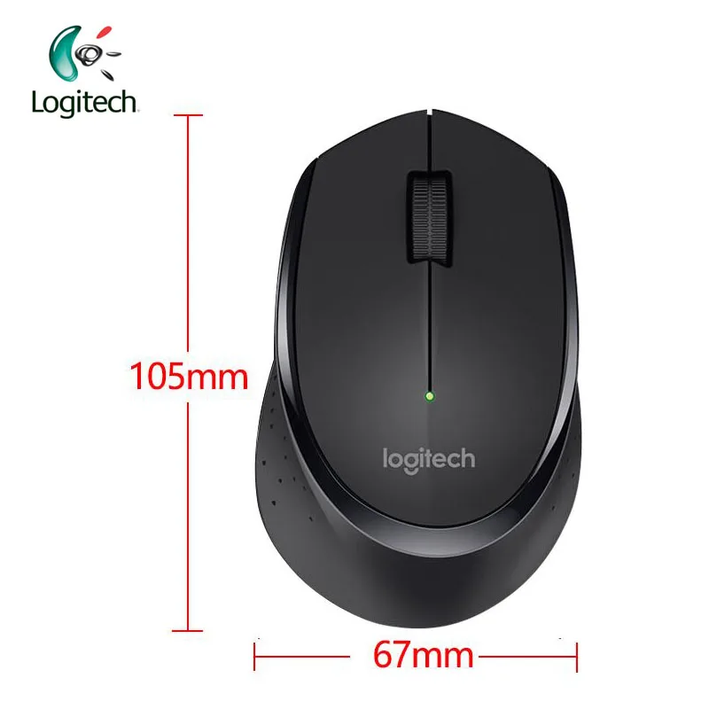 Logitech M330 Two-Way Roller Wireless Mouse with USB None Receiver Support Official Test for Windows 10/8/7 Mac OS