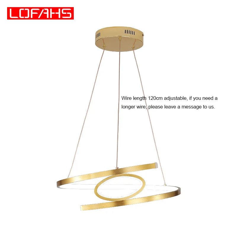 LOFAHS современный светодиодный подвесной светильник новый дизайн подвесная