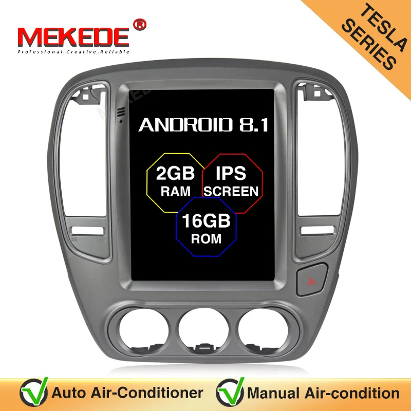 MEKEDE Tesla стиль 10 1 &quotAndroid 8 Автомобильная dvd навигационная система для Nissan Bluebird 2008 2009