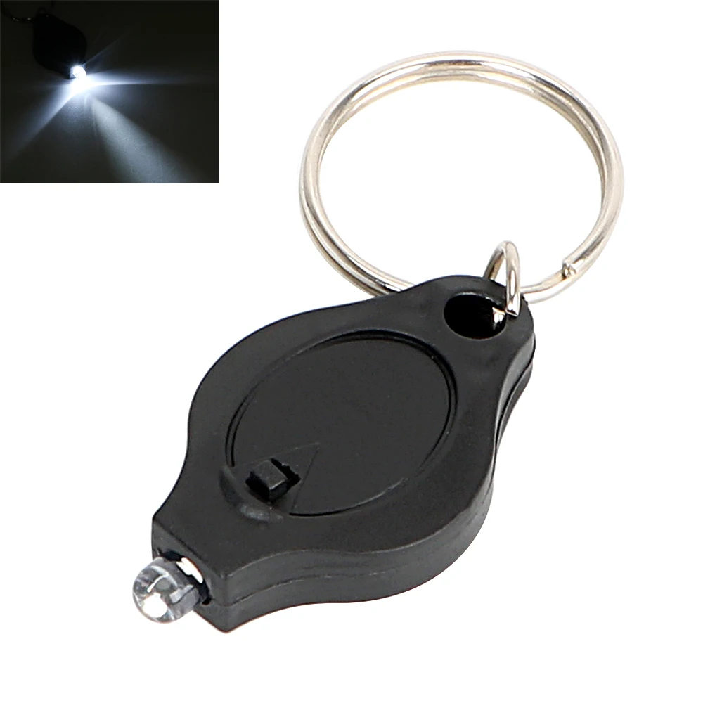 LED Light Key Rings Car Key Chain Flashlight Keychain Lamp Torch
