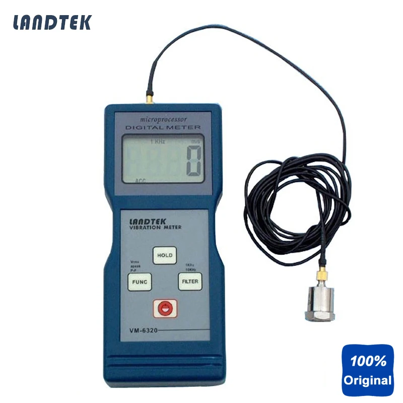 Точный Вибрационный анализатор Цифровой измеритель тестер VM6320|gauge meter|gauge testergauge