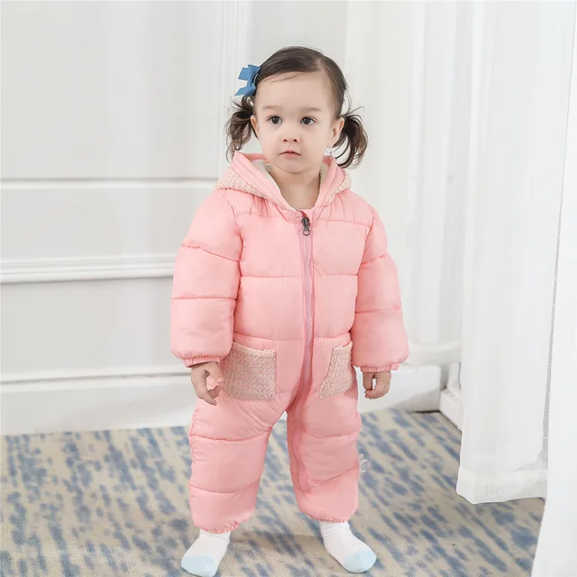 Abrigo De Algodón Bebé Mamelucos Invierno Traje Infantil Snowsuit Niño Mono Niños Ropa De Abrigo Bebés | islamiyyat.com