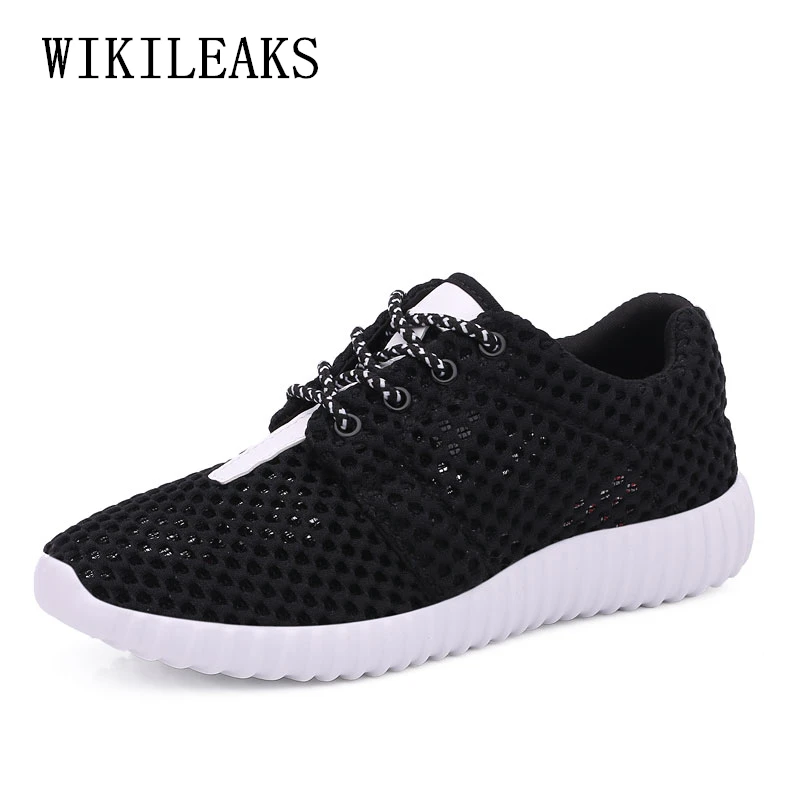 

Women's Vulcanize Shoes sneakers women zapatillas mujer tenis feminino casual breathable air mesh off white black shoes woman