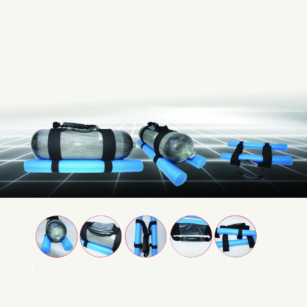 Handmade 9L 6.8L carbon fiber cylinder pcp air rifle tank portable handle cover-E