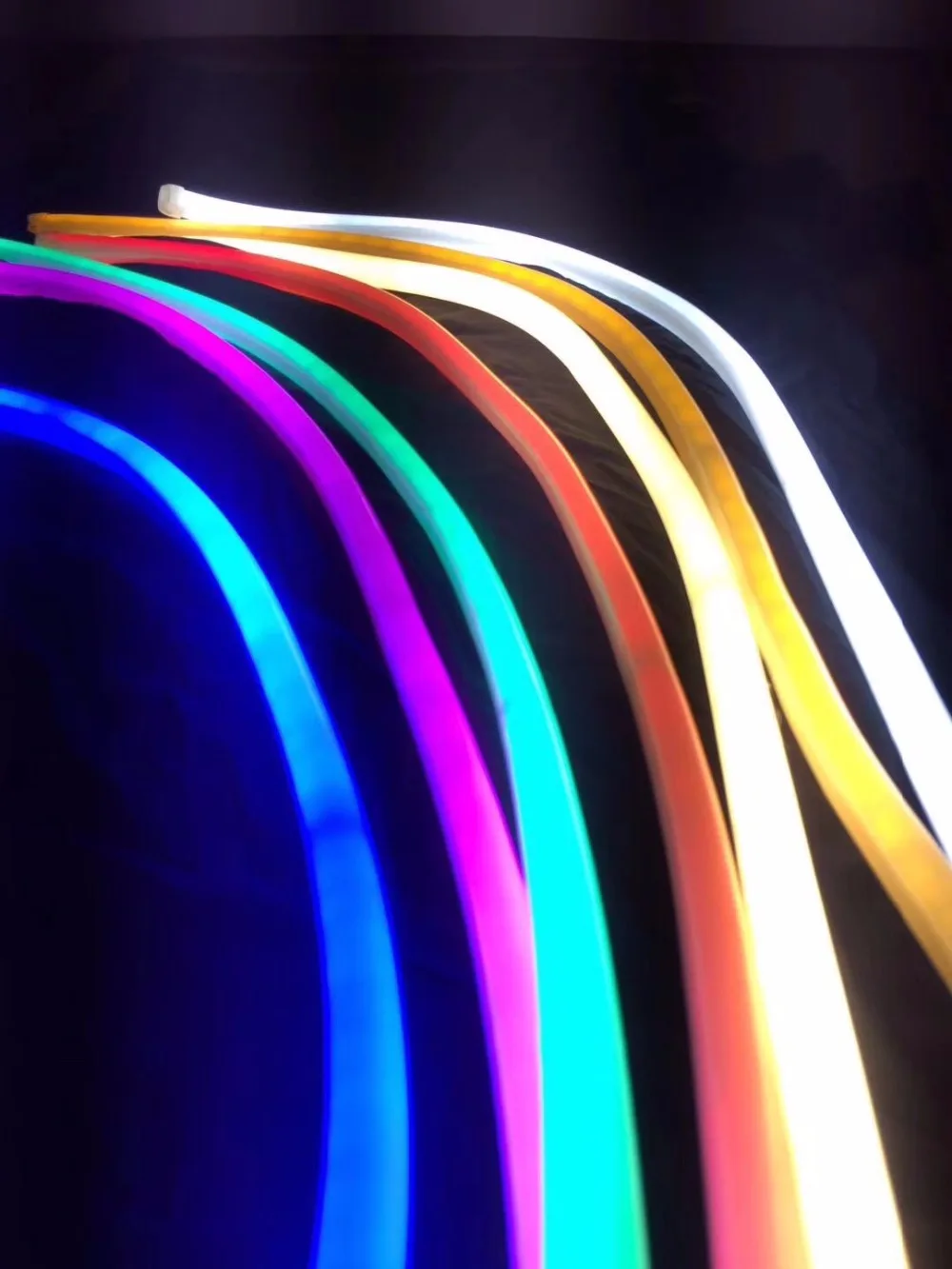 LED Neon Strip 14MM 360 Degree Round AC220/DC12V UL Flexible Light Waterproof IP68 120leds/m Round Outdoor Light 5M 10M 50M - 5