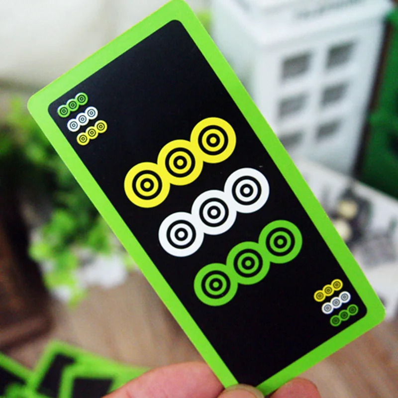 New Hot paper mahjong poker CARDS Noctilucent board games qenueson