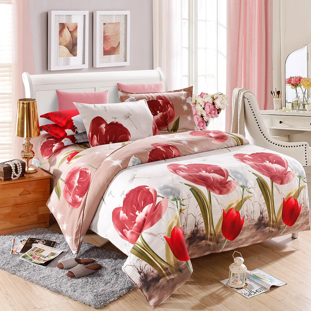 Compare Prices On Flower Bedding Sets Online Shoppingbuy Low - Duvet Cover Queenking Size Pcs D Printed Bedding Set Tulip Flowerpattern Bedclothes Quilt compare prices on flower bedding sets online shoppingbuy low - duvet cover queenking size pcs d printed bedding set tulip flowerpattern bedclothes quilt