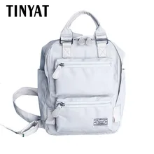 Tinyat новые стильные женские рюкзак холст Kanken Модные Винтажные рюкзак дизайнер школы Mochila девушка путешествия Back Pack