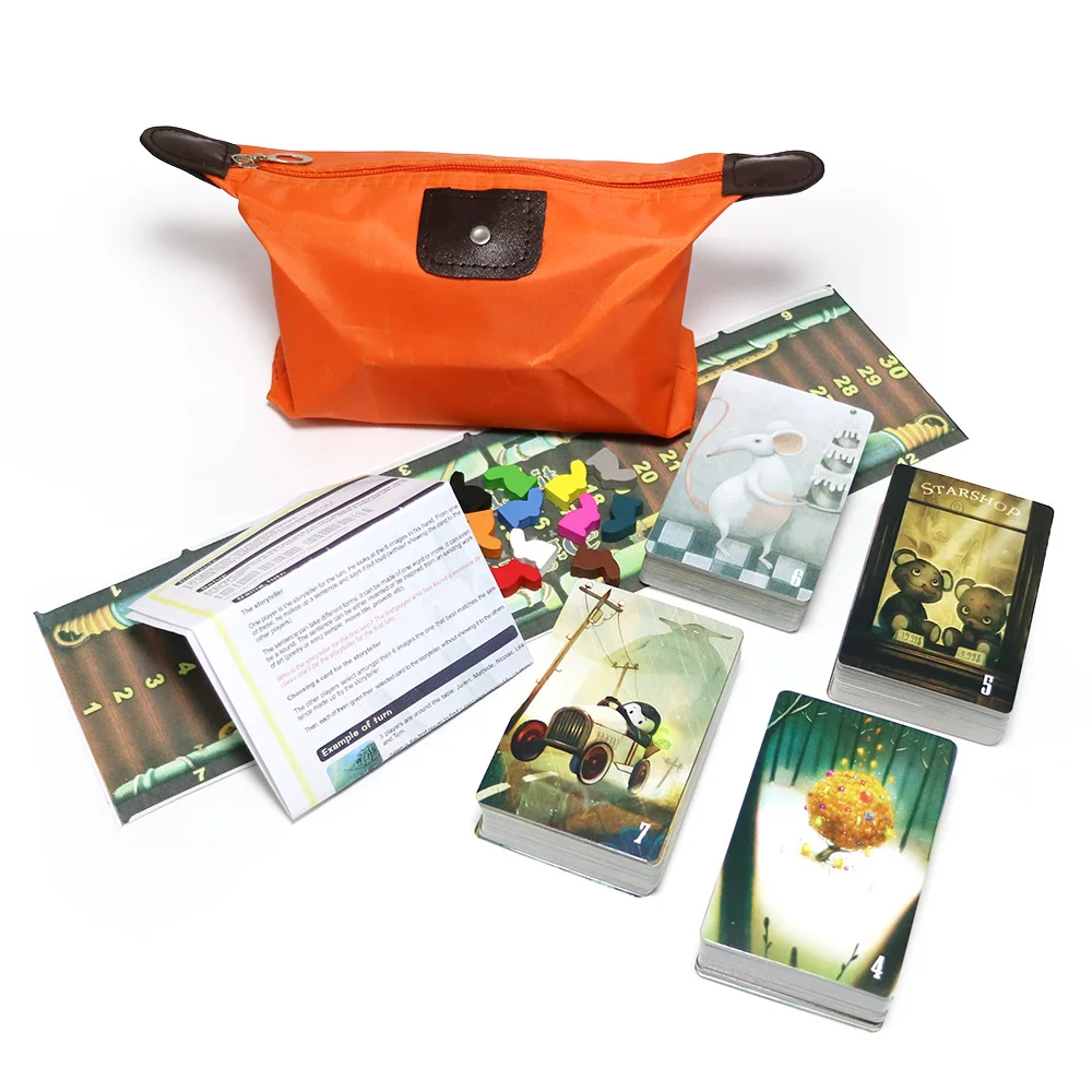 Горячая Распродажа, настольная игра dixit 4+ 5+ 6+ 7, деревянный кролик, 336 карт, детские игрушки, обучающие семейные вечерние игры, забавная история, изображение, догадка, карточная игра