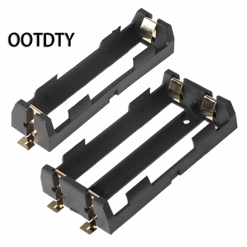 

1x 2x 18650 Series Batteries Holder Box Storage Case Container With Bronze Pins