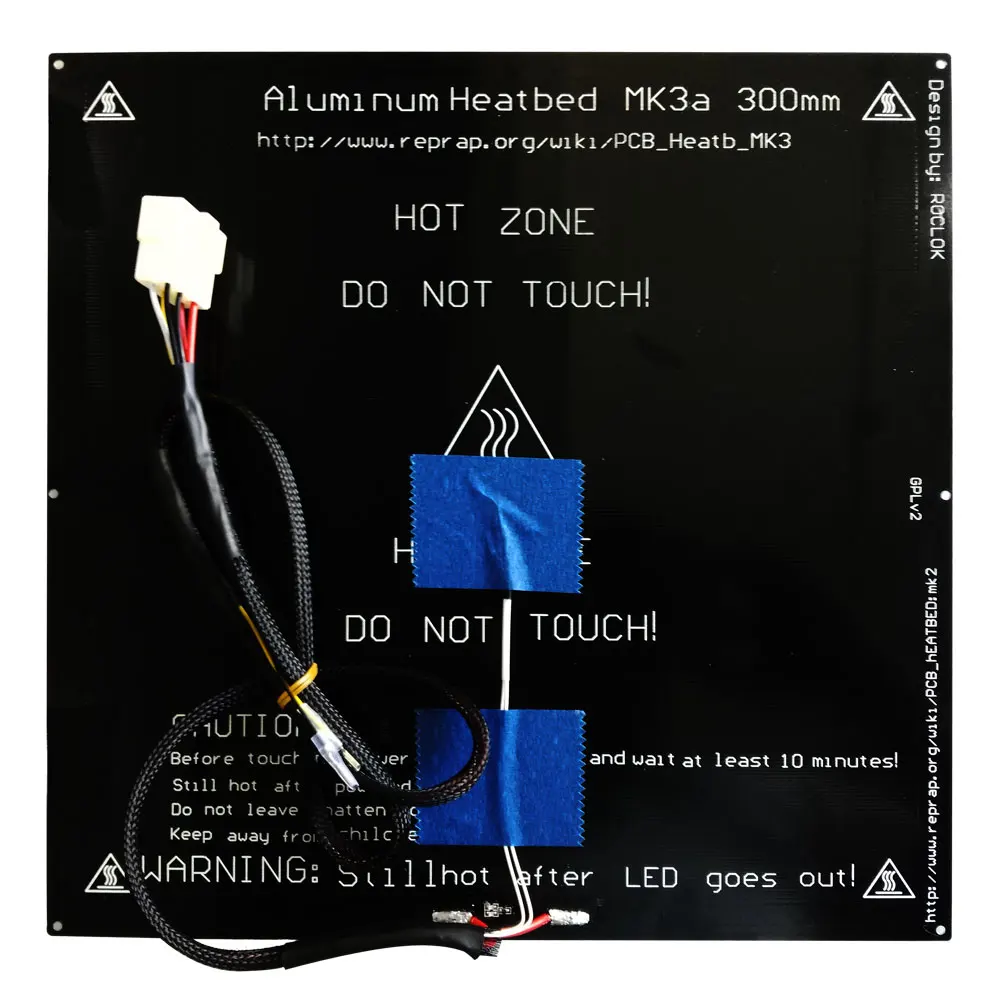 Cama De Calor De Impresora 3d Tronxy 2 2mm 330 330mm 500 500mm Cama Caliente De Placa De Aluminio Estandar De Construccion De Impresion Building Beds Heated Build Platealuminium Heated Bed Aliexpress