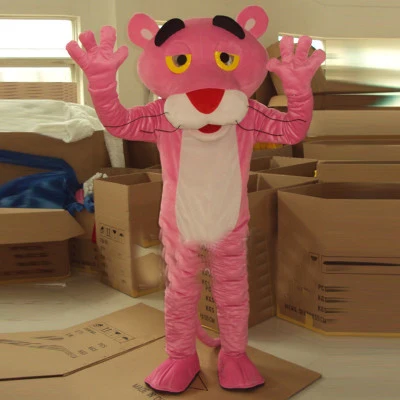 Fancy Dress doll Pink Panther Cartoon Costume Performance Headgear Mascot Doll Suit Adult size Fest | Тематическая одежда и