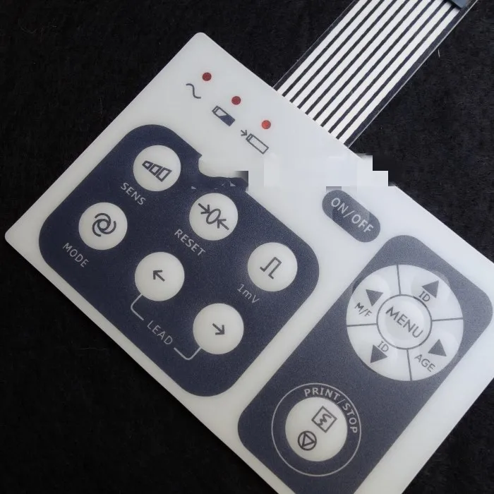 para Edan Libang Interruptor de Membrana Máquina Botão Painel Motherboard Acessórios Reparação se 300 300b 100 Ecg