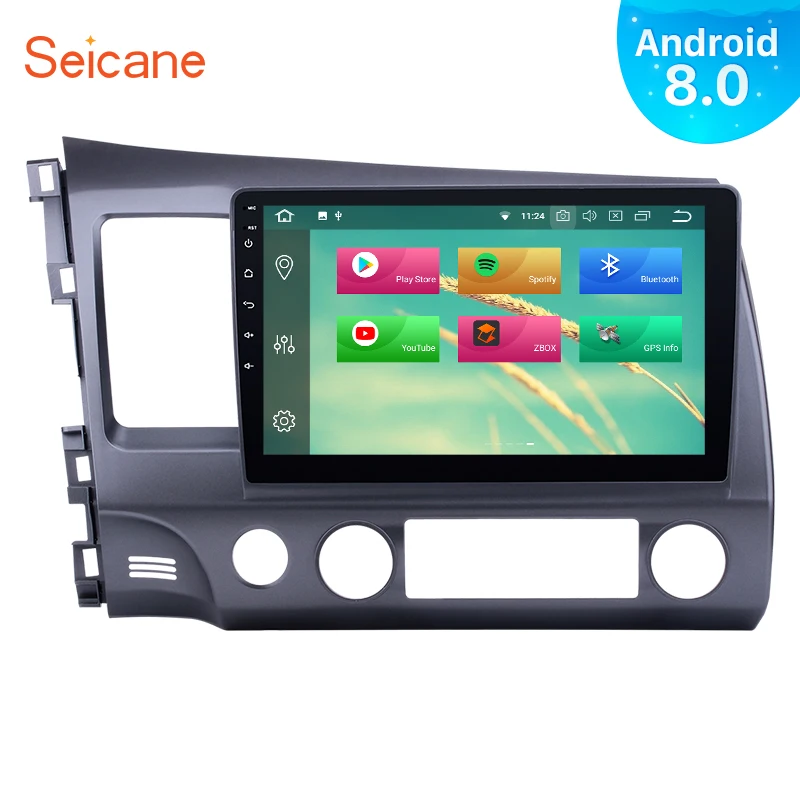 Seicane 1Din Android 8 0 10 1 &quotавтомобиль радио GPS Мультимедийный проигрыватель головное