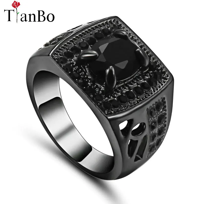 TianBo черный/белый/золотой цвет помолвки ювелирные изделия квадратный