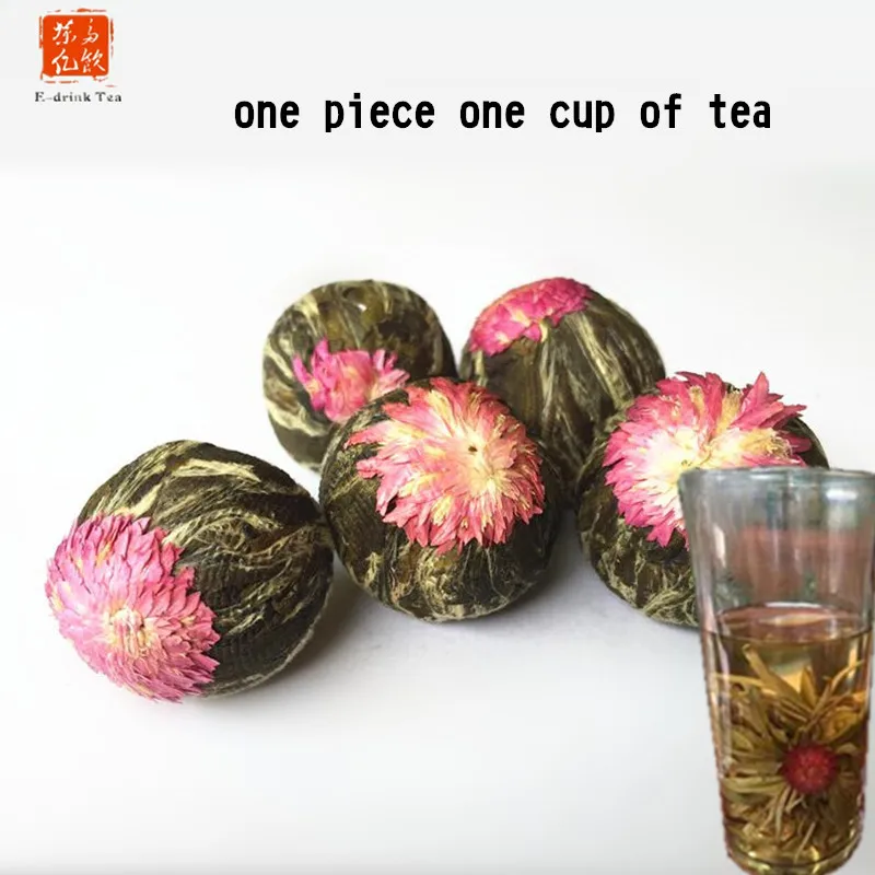 Promotion 5pcs flower tea Dragon Ball,Green food chinese tea Pearl