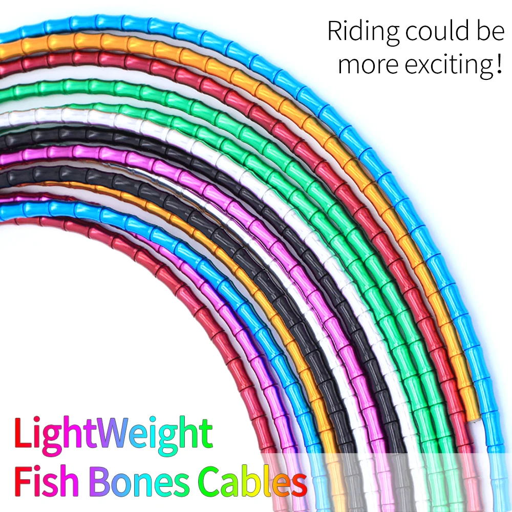 1900mm Bicycle Brake Cable Set Derailleur Shift Housing Aluminum Alloy Links MTB Road Bike Brake Ho