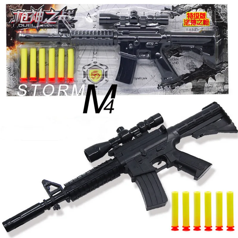 M4A1 Assault Rifle guns Paint bullet Toys Safety Guns for children Role