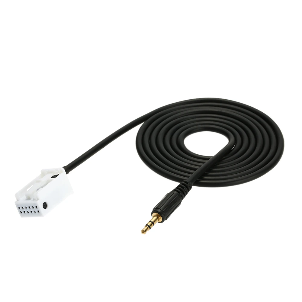 Cable AUX para Coche Mercedes Benz W203 Clase C Conector Jack Macho 3,5 mm