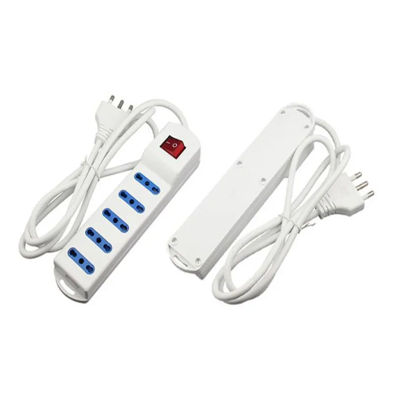 PLYMOTON power Strip Итальянский стандарт 5 розеток переменного тока несколько розеток Защита от перенапряжения расширение 1,5 м разъем