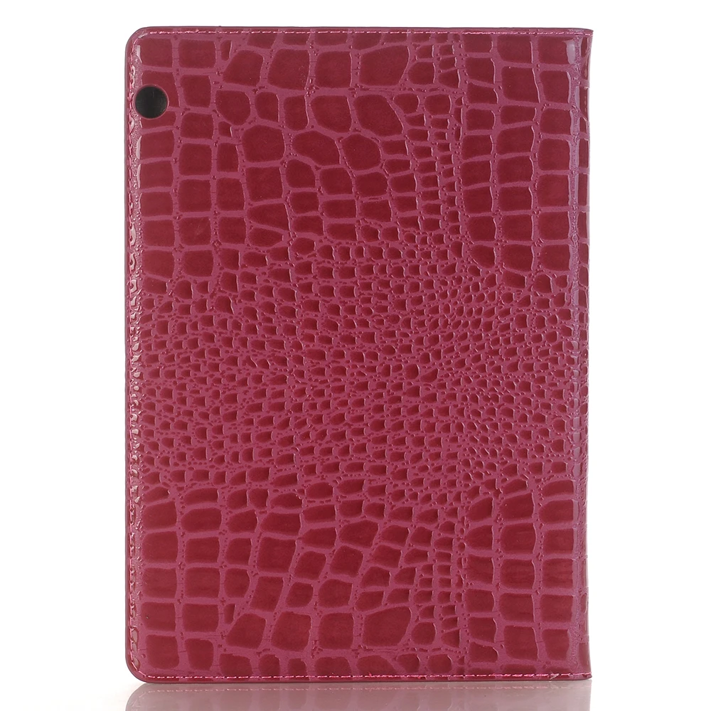 Чехол подставка из искусственной крокодиловой кожи для Huawei MediaPad T3 10 9 6