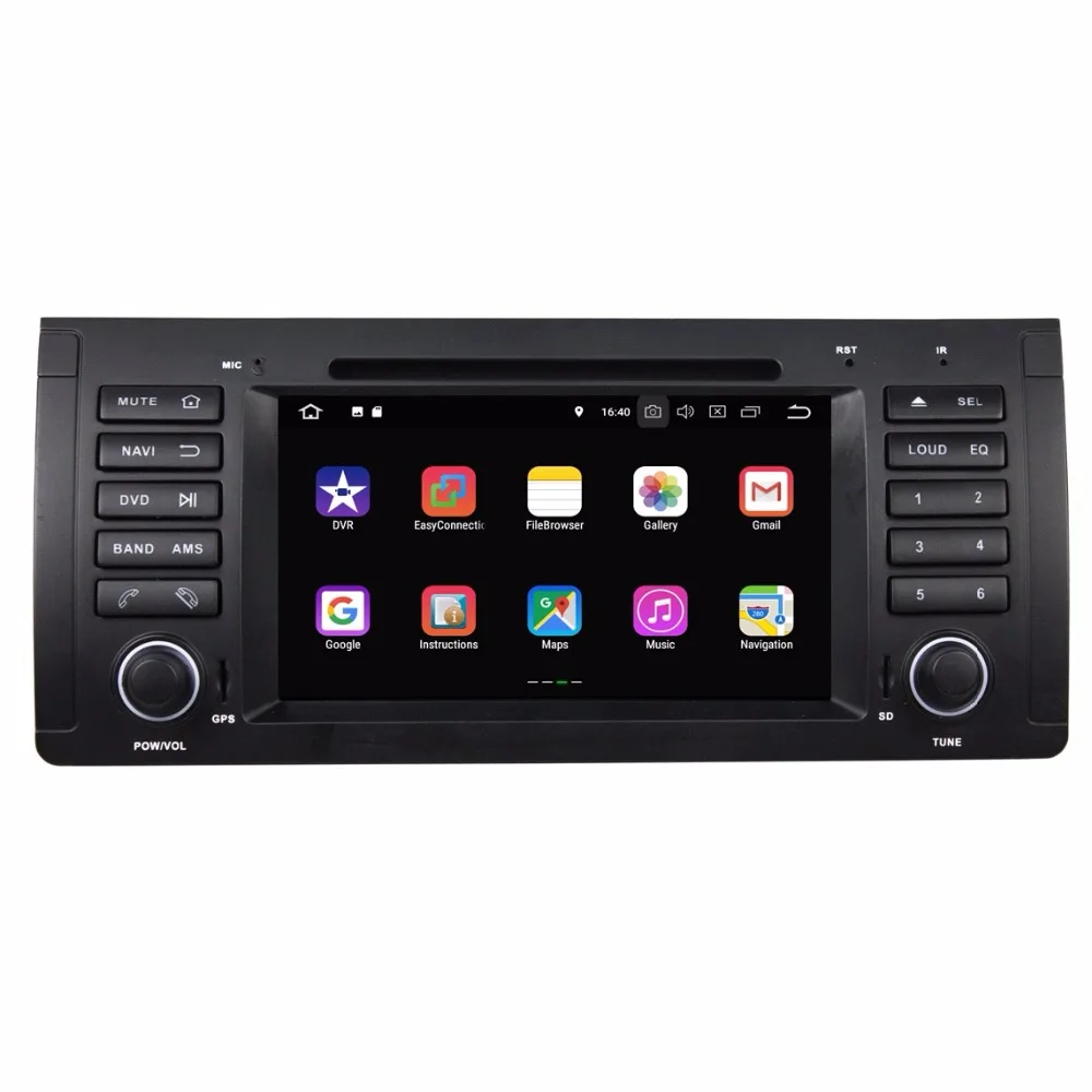 Perfect 2GB RAM Quad Core 7" Android 8.1 Car Audio DVD Player for BMW M5 E39 X5 E53 With CRadio GPS WIFI Bluetooth 16GB ROM USB DVR OBD 1 Perfect 2GB RAM Quad Core 7" Android 8.1 Car Audio DVD Player for BMW M5 E39 X5 E53 With CRadio GPS WIFI Bluetooth 16GB ROM USB DVR OBD 1