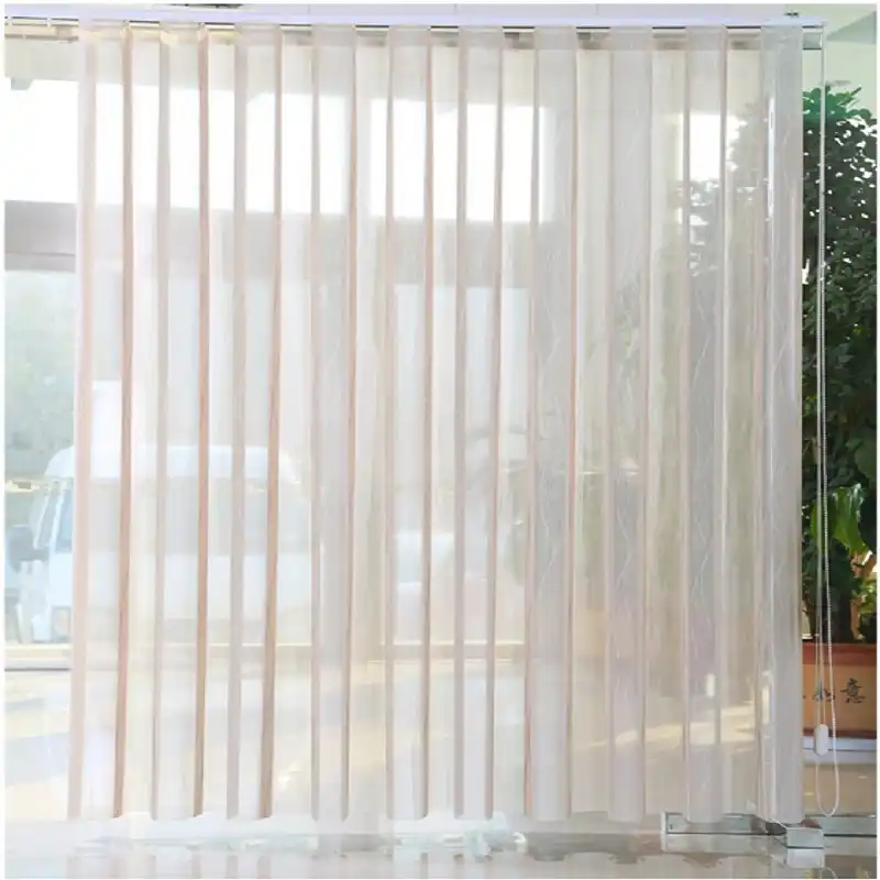 High Quality Hollywood Window Jacquard Curve Vertical Blinds