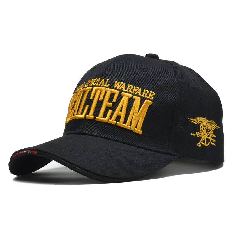 Тактическая Кепка с объемной вышивкой Sealteam с надписью Snapback, кепка Casquette Homme, хлопковая кепка с узором