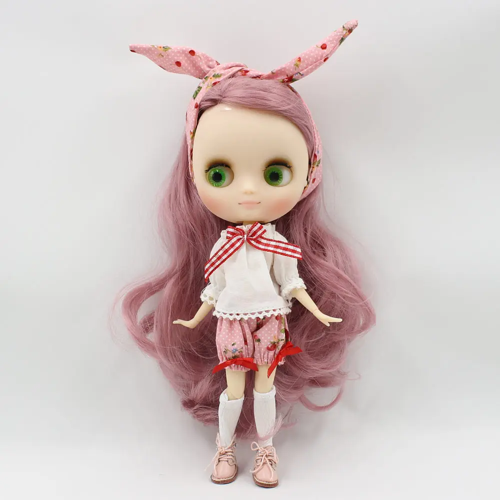 

Free shipping summer wear with head band suitable for middle blyth 20cm high doll Bjd DIY fashion toy's accessiories