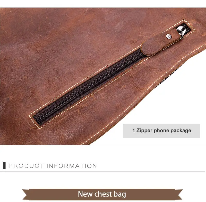 BULLCAPTAIN кожаная сумка через плечо для мужчин Crazy Horse кожа нагрудная сумка в стиле casual плечевой ремень пакет Новая мода